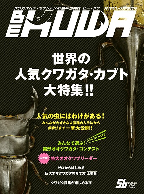ビークワ56号(世界の人気クワガタ・カブト大特集!!)