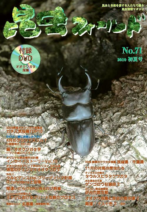 昆虫フィールド71号 2009国産オオクワガタ展覧会